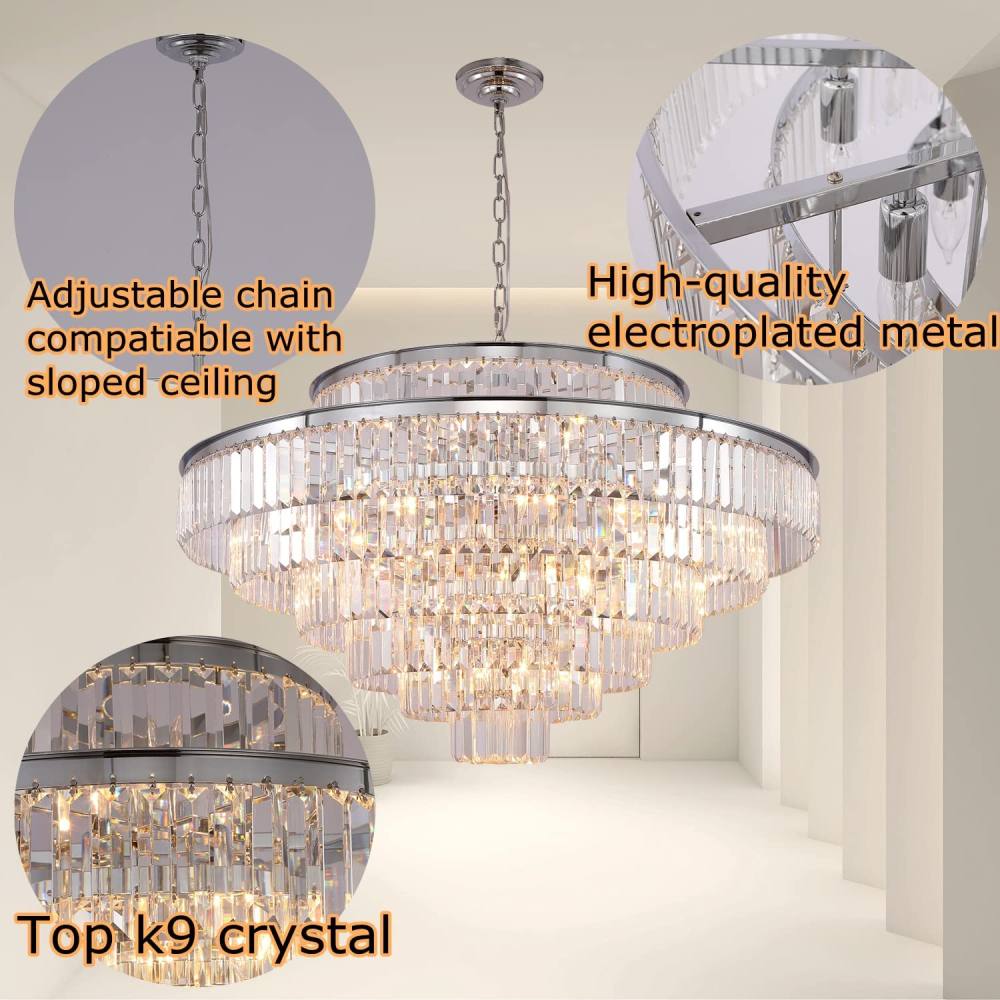 Crystal Chandelier, 99 cm | 39 inch(28-Lights): image 8