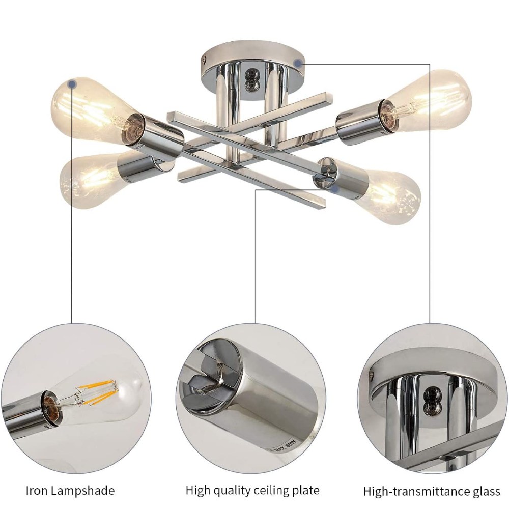 Modern Light Pendant, Gold: image 8