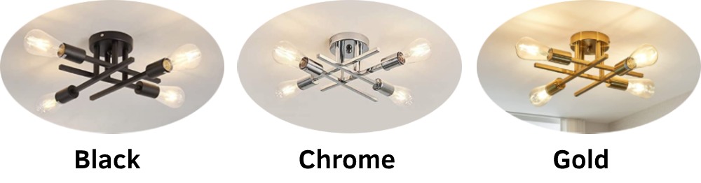 Modern Light Pendant, Gold: image 12