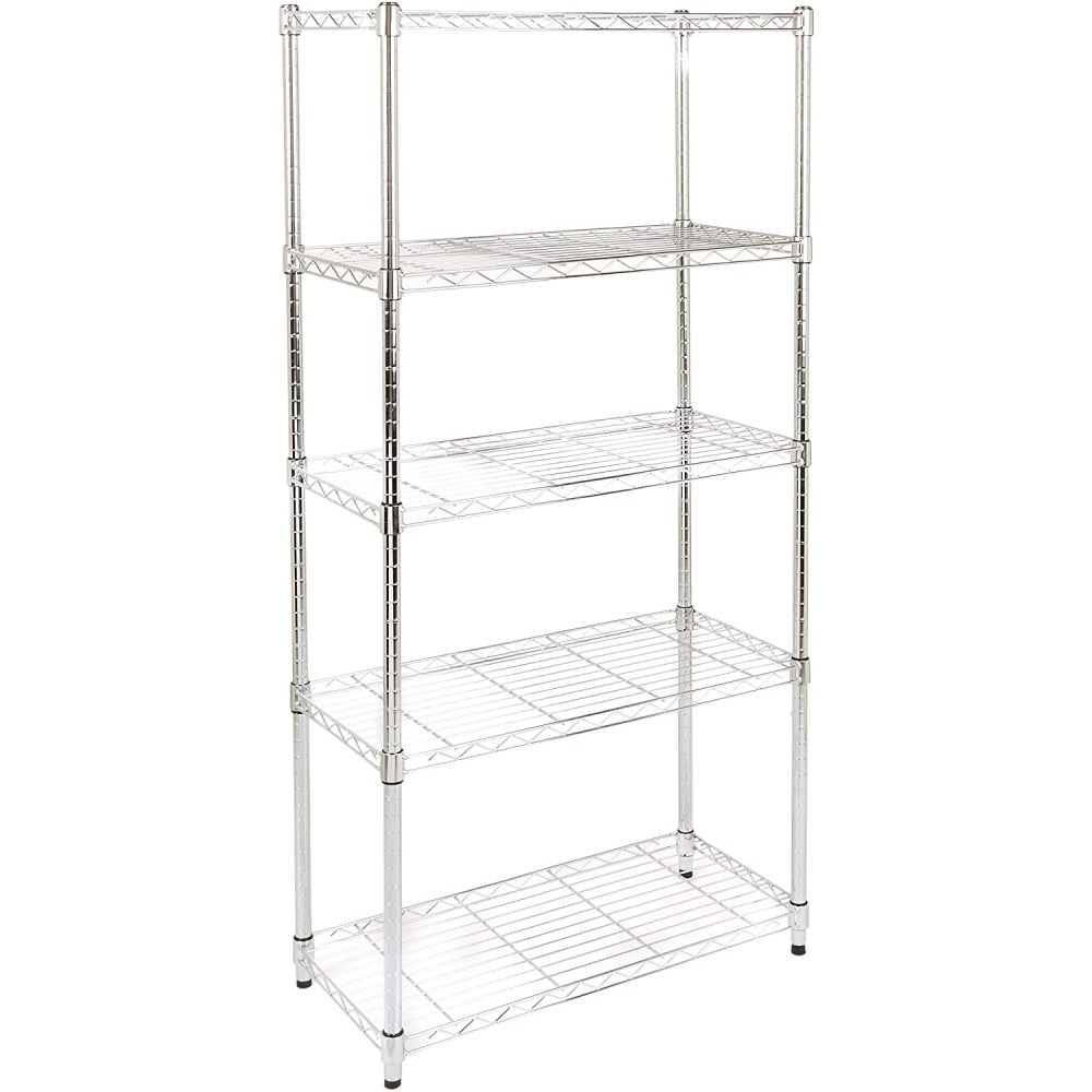 Heavy Duty Shelving Unit, 5-Shelf, Black: image 9